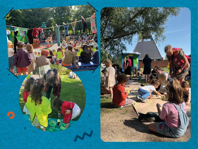 Collage med billeder fra året