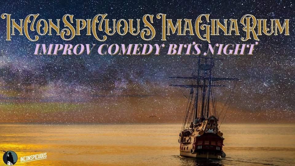 A ship sails to the sea advertising for Improv in Lygten Station Copenhagen