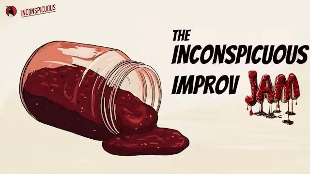 A jam bottle advertizing for improv night at lygten station copehagen